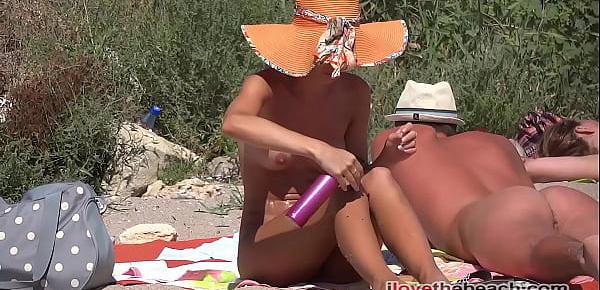  lovely girl nudist beach Formentera 2